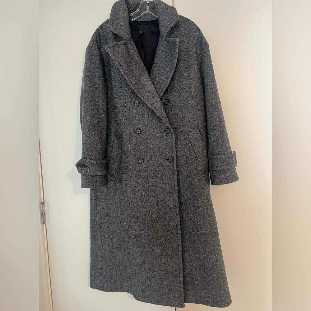 Nili Lotan women’s wool double breasted Mariette coat jacket s 6 8